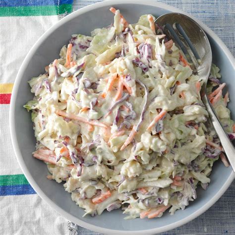 Creamy Coleslaw Recipe How To Make It Taste Of Home