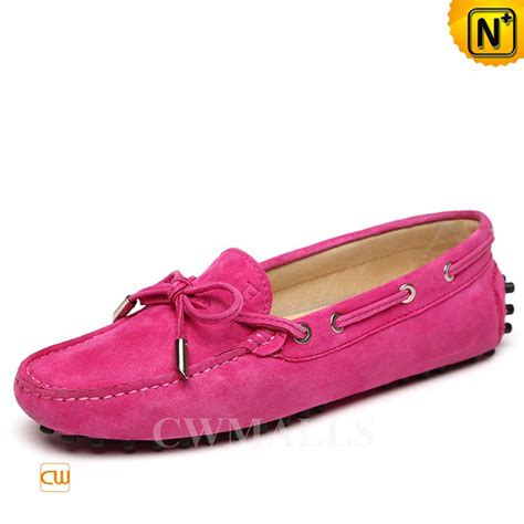 Cwmalls Womens Leather Driver Moccasins Cw306022