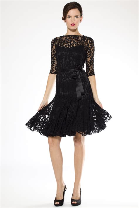 Black Lace Cocktail Dress Picture Collection Dressed Up Girl