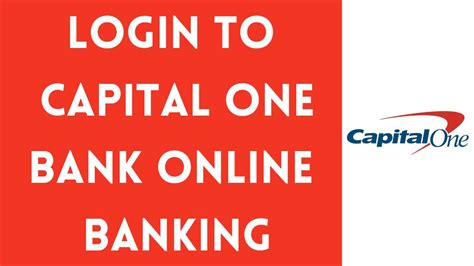 Capital One Bank Online Banking Login Capital One Online 2021 Youtube