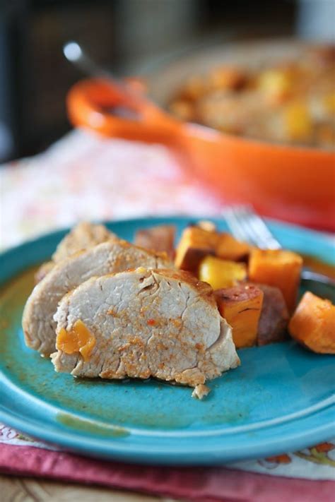 Try a hidden valley® ranch recipe today! Maple Mustard Roasted Pork Tenderloin with Sweet Potatoes ...