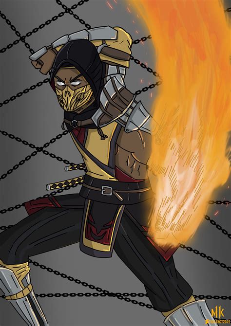 Mortal Kombat 11 Scorpion By Fiqllency On Deviantart