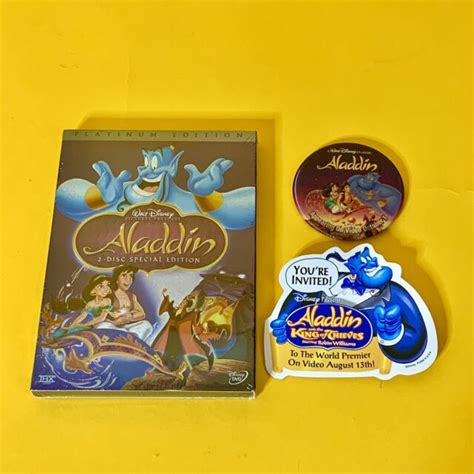 Aladdin Dvd Animateddisney 2004 2 Disc Special Platinum Edition