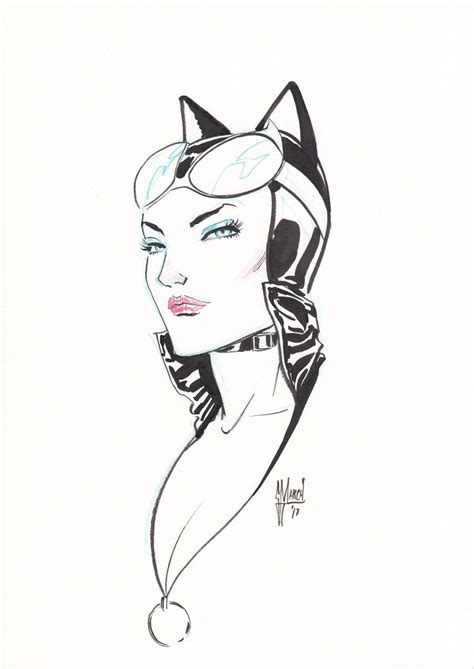 Catwoman By Guillem March Lascc 2017 Sketches Catwoman Comic Books