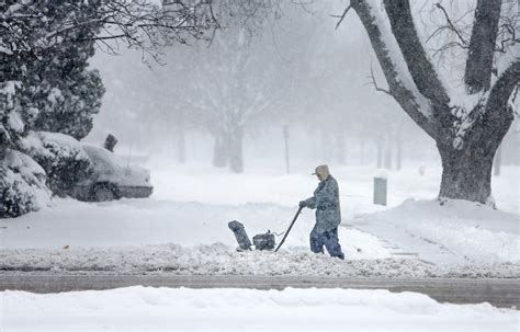 Chicago Sees Snowiest ‘first Storm On Record Midwest Snowfall Totals