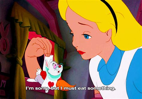 Alice In Wonderland Eating  Find And Share On Giphy