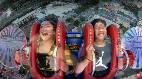 Moment Woman Faints During Slingshot Ride Goes Viral How Embarrassing