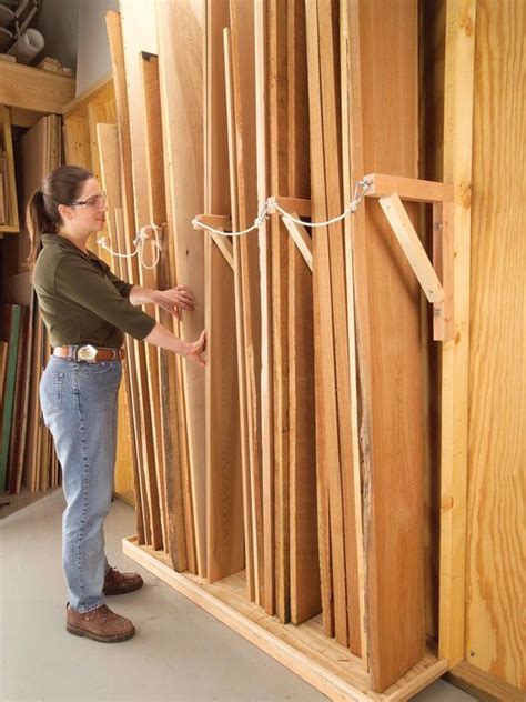 Vertical Storage Lumber Storage Woodworking Shop Lumber Storage Rack