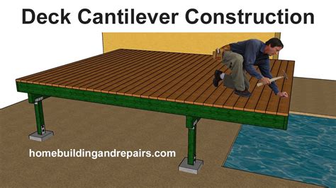 How To Build Deck Cantilever Engineering Framing And Design Methods