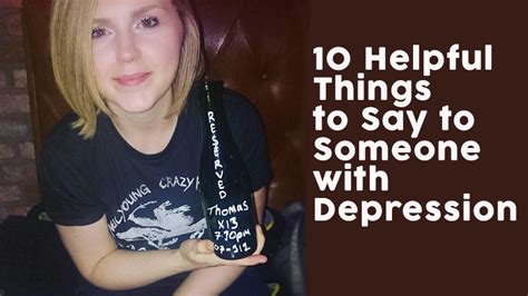 10 Things To Say To Someone With Depression Heads Together