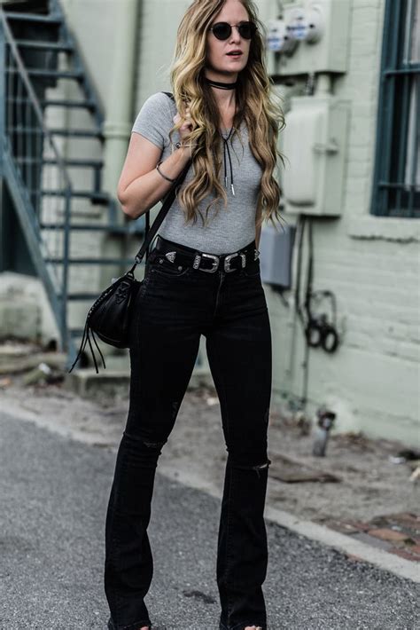 Shannon Jenkins Of Upbeat Soles Shows How To Style Flared Jeans For