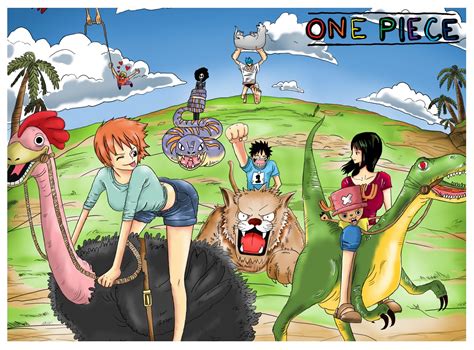 One Piece Anime Nico Robin Roronoa Zoro Chopper Brook