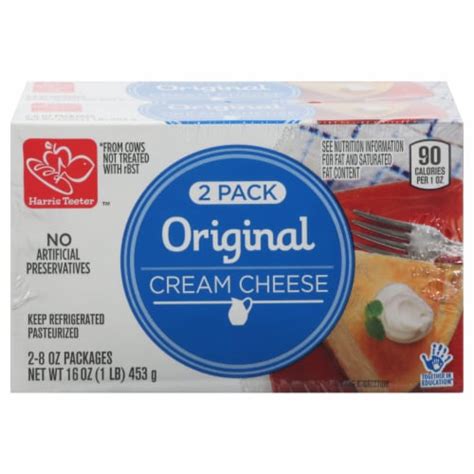 Harris Teeter Original Cream Cheese 2 Ct 8 Oz Harris Teeter