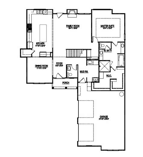 Main Floor Master Suite Floor Plans New Custom Design