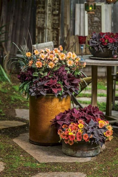 30 Simple Fall Planters For Garden Fall Decorations Ideas Fall