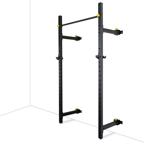 Folding Bd Fitness Valor Wall Rack Squat Mounted Power Cages