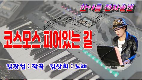 🎉코스모스피어있는길 전자올겐연주 김상희노래 youtube
