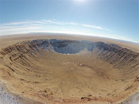 Meteor Crater Drone Drone Hd Wallpaper Regimageorg