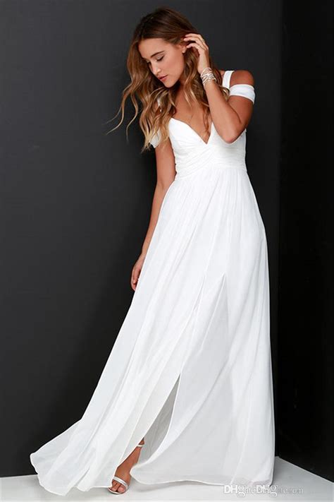 A wide variety of beach wedding dresses uk 2020 options are available to you, such as sustainable. Discount Split Chiffon Beach Wedding Dresses 2017 Cheap ...