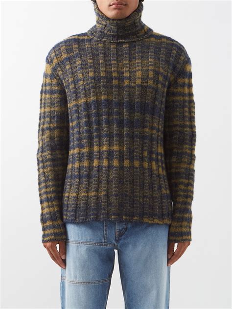 Blue Vaniel Striped Wool Blend Sweater Nick Fouquet Matchesfashion Uk