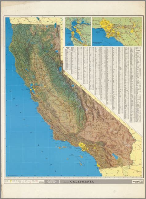 A Jeppesen Natural Color Relief Map David Rumsey Historical Map