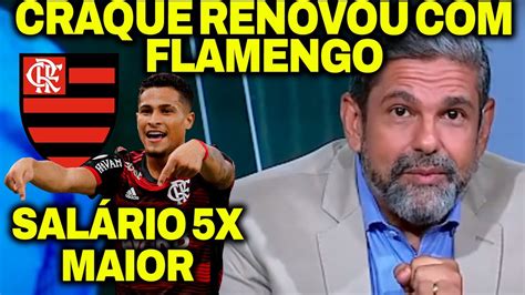 COMEMORA NAÇÃO JOÃO GOMES RENOVA COM FLAMENGO CRAVA JOÃO GUILHERME