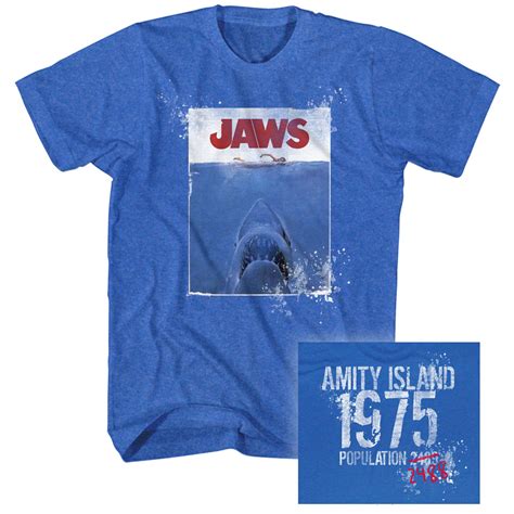 Jaws T Shirt Vintage Movie T Shirt Old School Tees