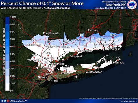 Up To Three Inches Of Snow Expected For Northern Ct Nws Says