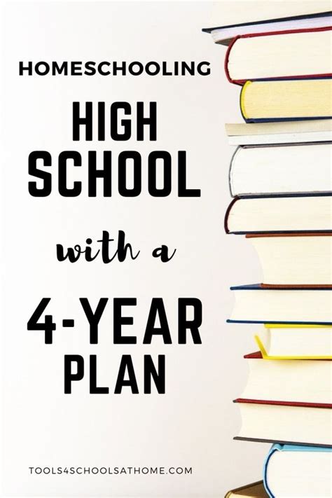 Homeschooling High School With A Four Year Plan Tools 4 Schools At Home