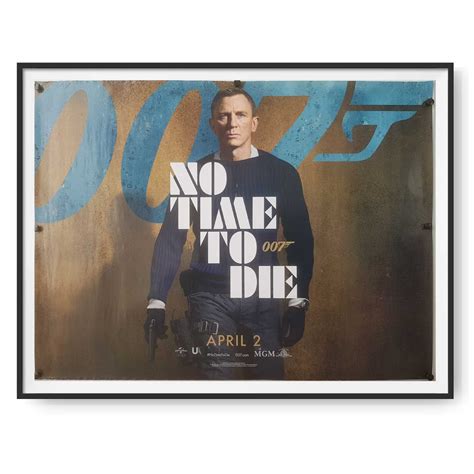 Avis James Bond No Time To Die - James Bond: No Time to Die (2020) UK Quad poster - Cinema Poster Gallery