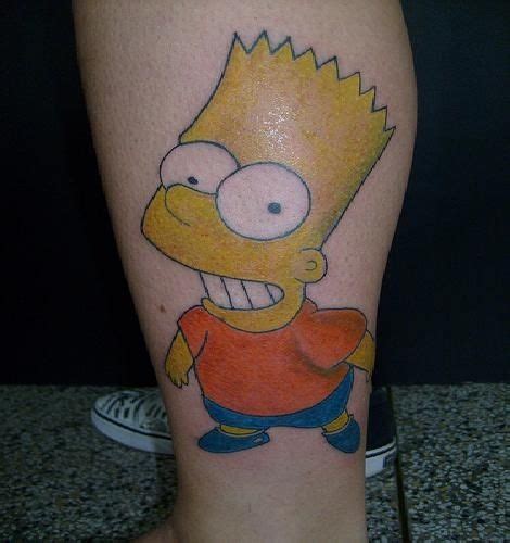 Bart Simpson Always A Classic Cartoon Character Tattoos Cartoon