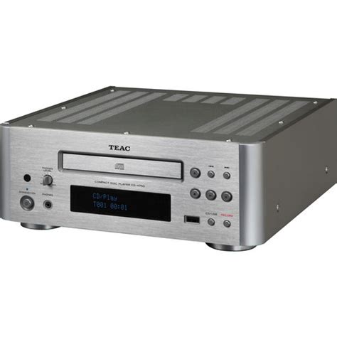 Teac Cd H750 Compact Disc Player Silver Cd H750 S Bandh Photo