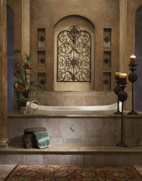 In the master bath, the trend is for people to want sheer indulgence and timeless beauty. raif fluker photography bathroom | Tuscan bathroom decor ...