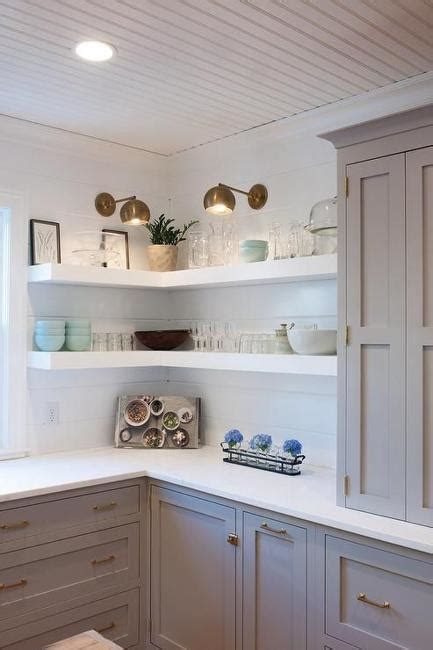 25 Corner Shelves Ideas To Improve Kitchen Storage And Look