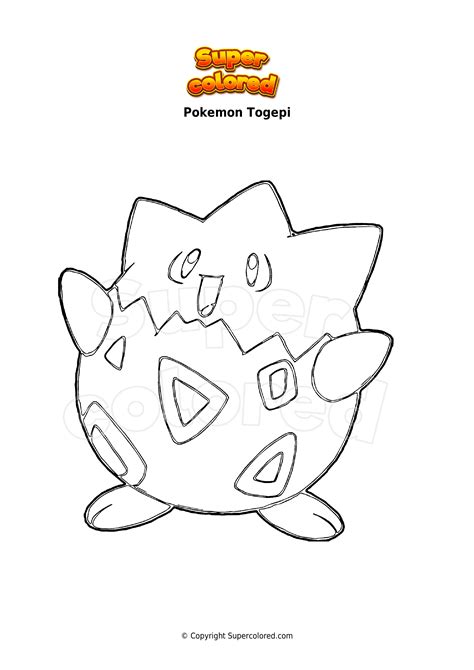 Disegno Da Colorare Pokemon Togepi