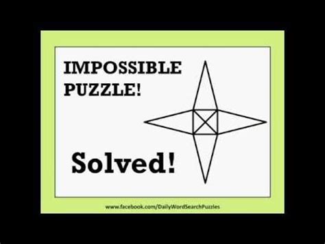 This is the same puzzle game you may remember from your childhood. Impossible Puzzle Solved - YouTube