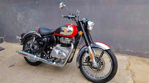 2021 Royal Enfield Classic 350 Bs6 Chrome Red Youtube