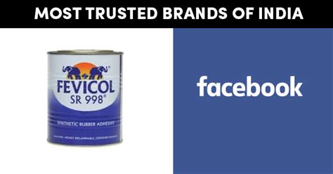List Of Most Trusted Brands In India Marketing Mind