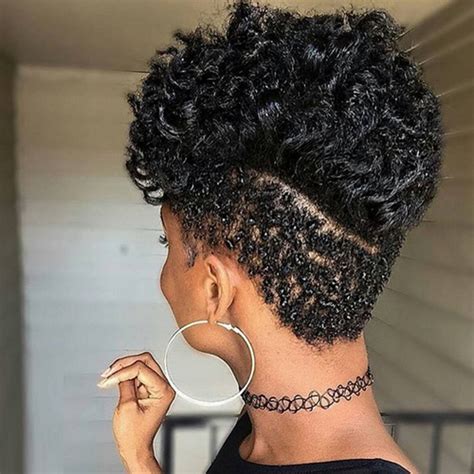Incorporate gray color on your black hair. Short Natural African American Hairstyles | African ...