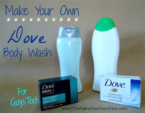 Make Your Own Dove Body Wash The Make Your Own Zone