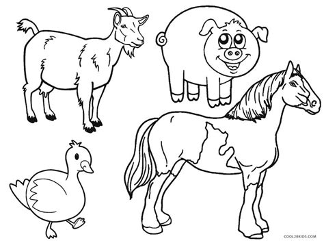 Coloriages Animaux De La Ferme Coloriages Gratuits à Imprimer