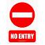 Red No Entry PNG Photo  Mart