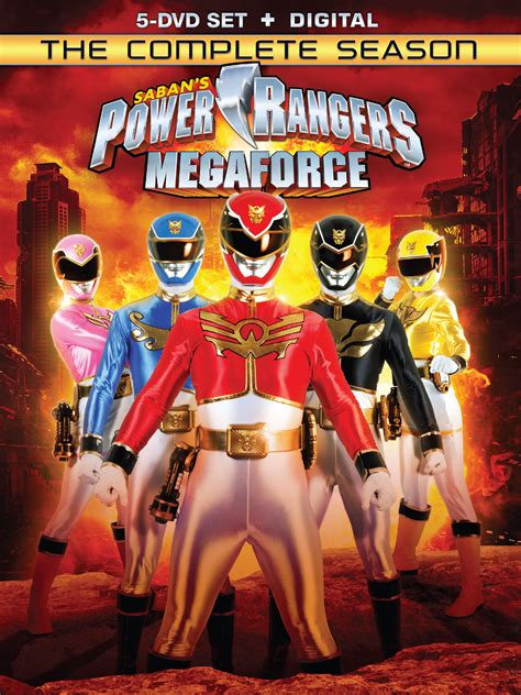 Power Rangers Megaforce The Complete Season 5 Discs