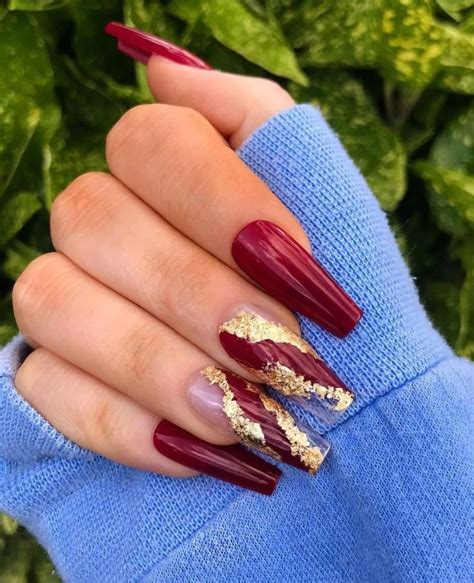 30 Stunning Red And Gold Nails For An Effortlessly Expensive Look In