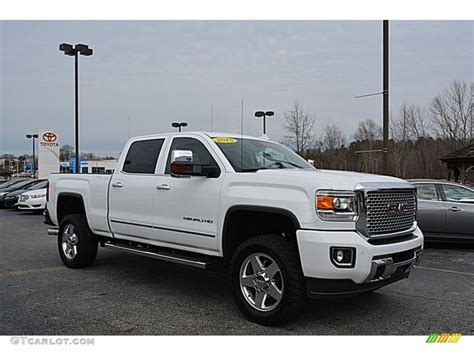 2015 Summit White Gmc Sierra 2500hd Denali Crew Cab 4x4 118434704