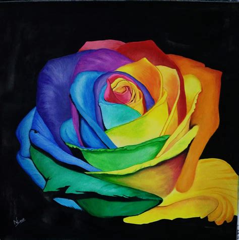 Buy Beautiful Rose Handmade Painting By Nagendra Singh Codeart2819