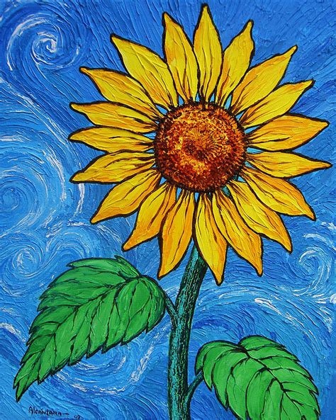 Sunflower Paintings Ubicaciondepersonascdmxgobmx