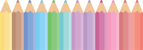 Colored Pencil Png Clipart With Transparent Background For Decoration