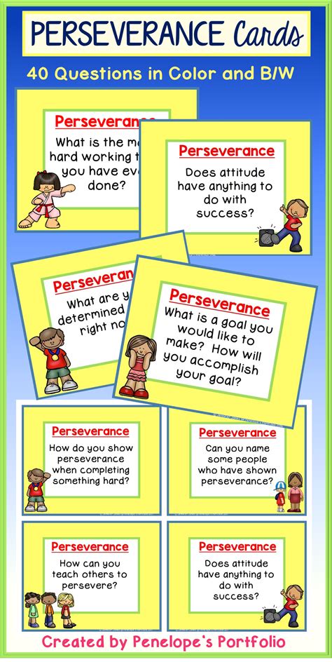 These Perseverance Question Task Cards Make Important Additions To Any
