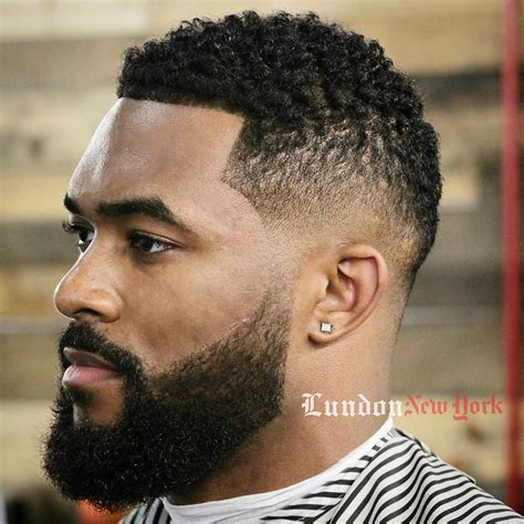 haircut styles for black men with curly hair